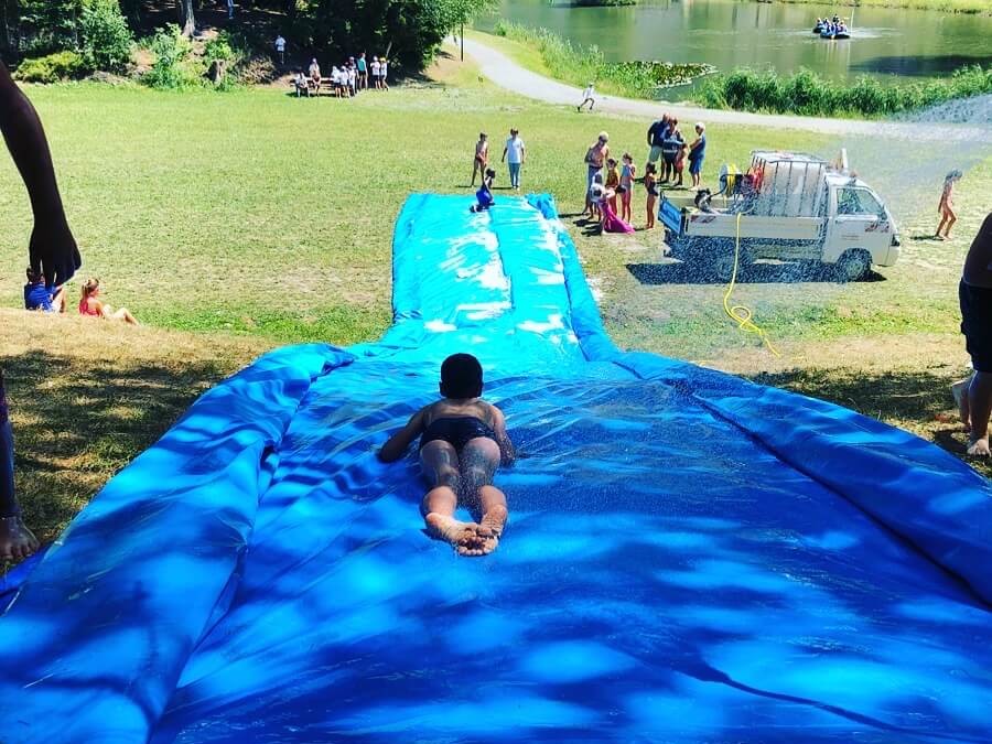 Toboggan aquatique Ventriglisse avec tapis de glisse uniquement