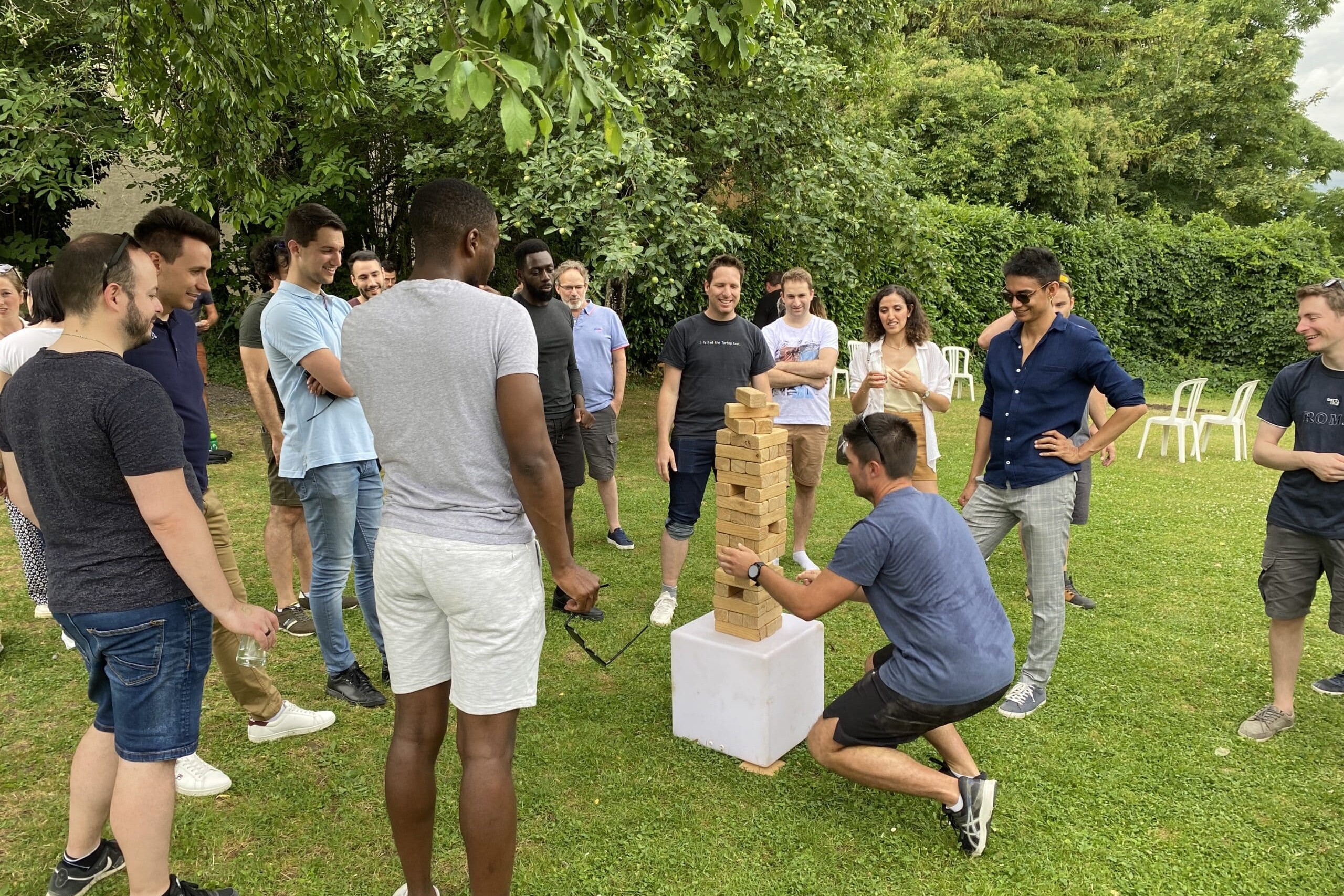 Jenga extérieur groupe