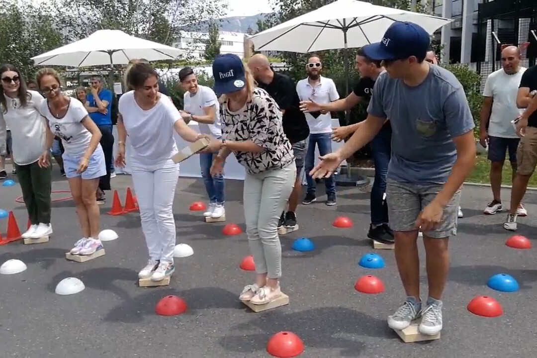 Jeu le chemin de bois, team building