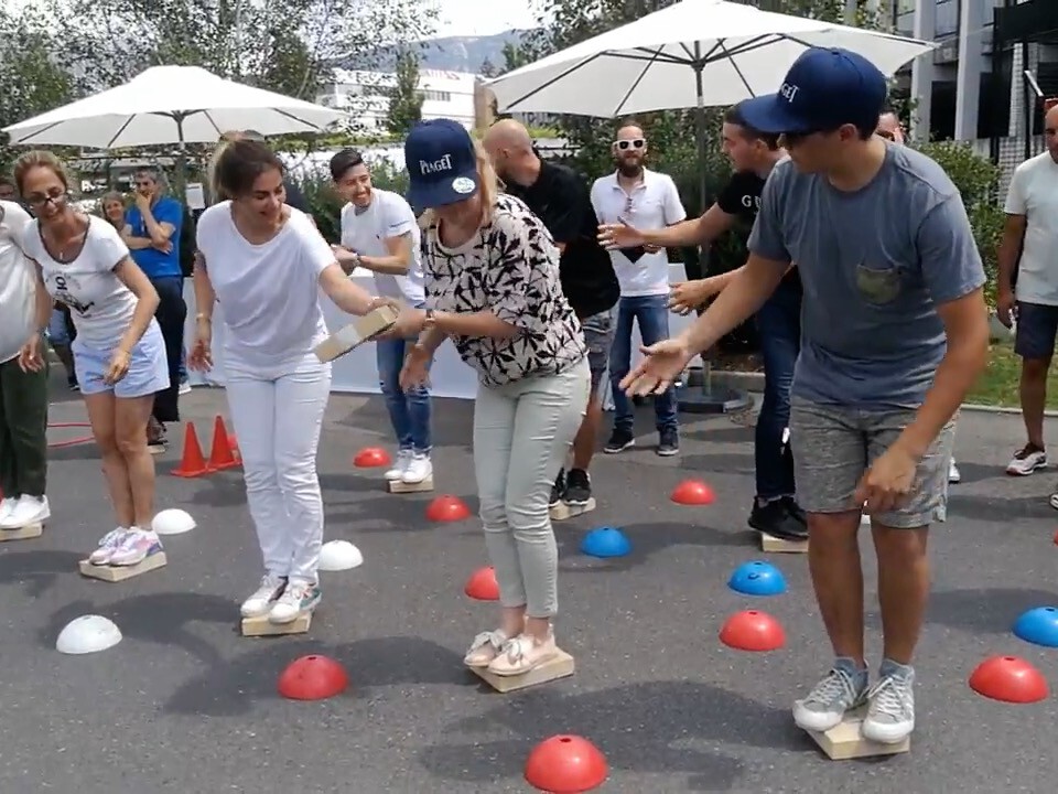 Jeu le chemin de bois, team building