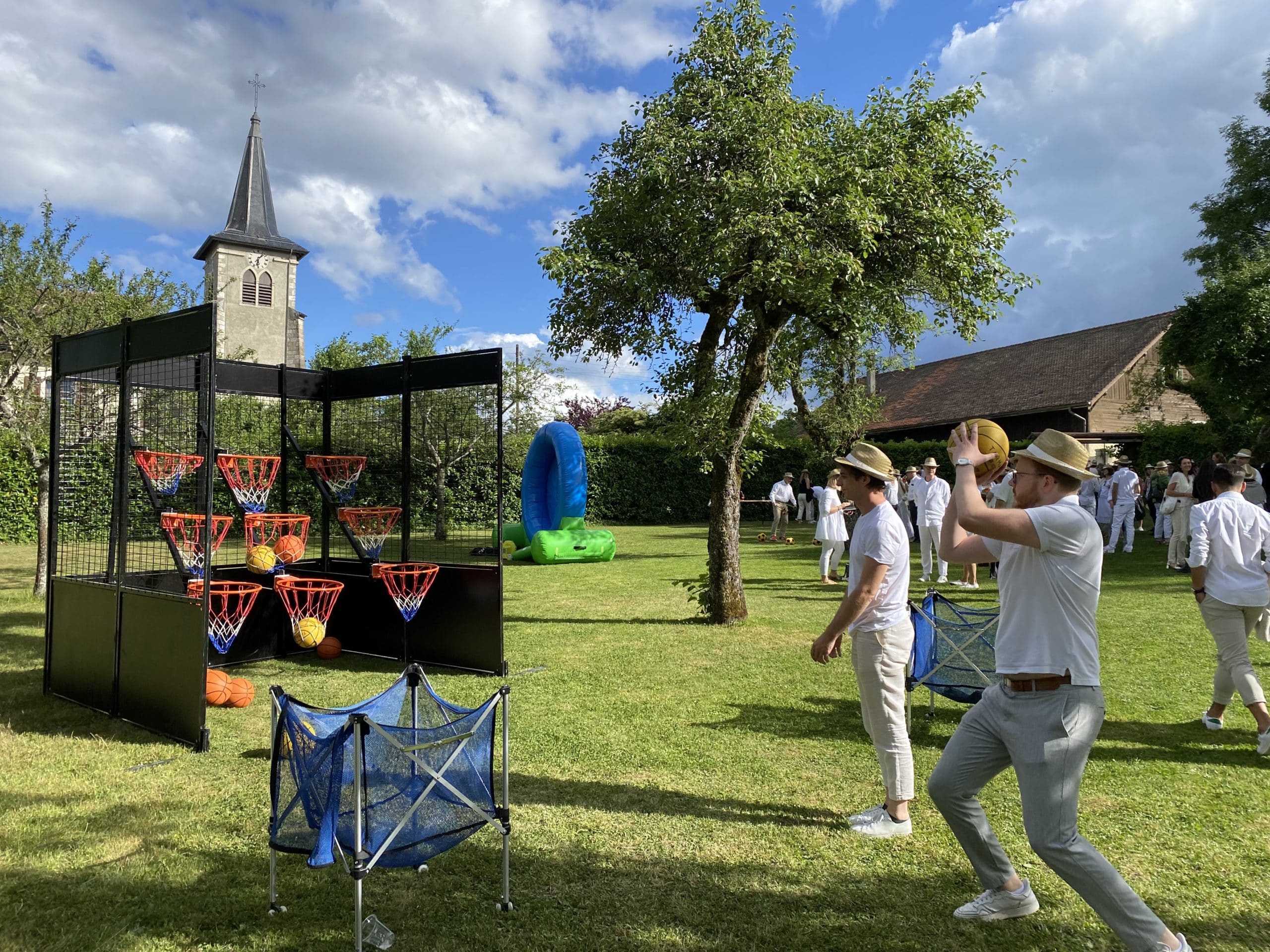 Domaine de Collex verger basket morpion