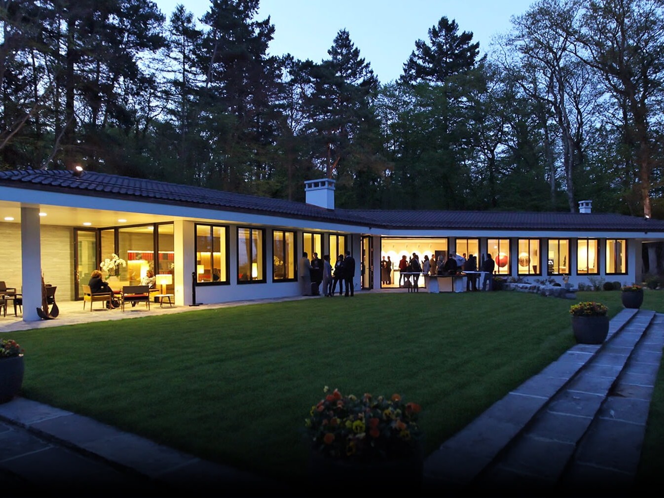 Domaine des Bois Chamblard extérieur nocturne