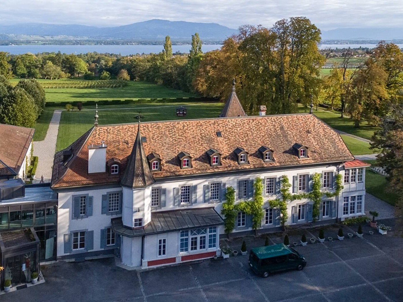 Château de Bossey vue lac