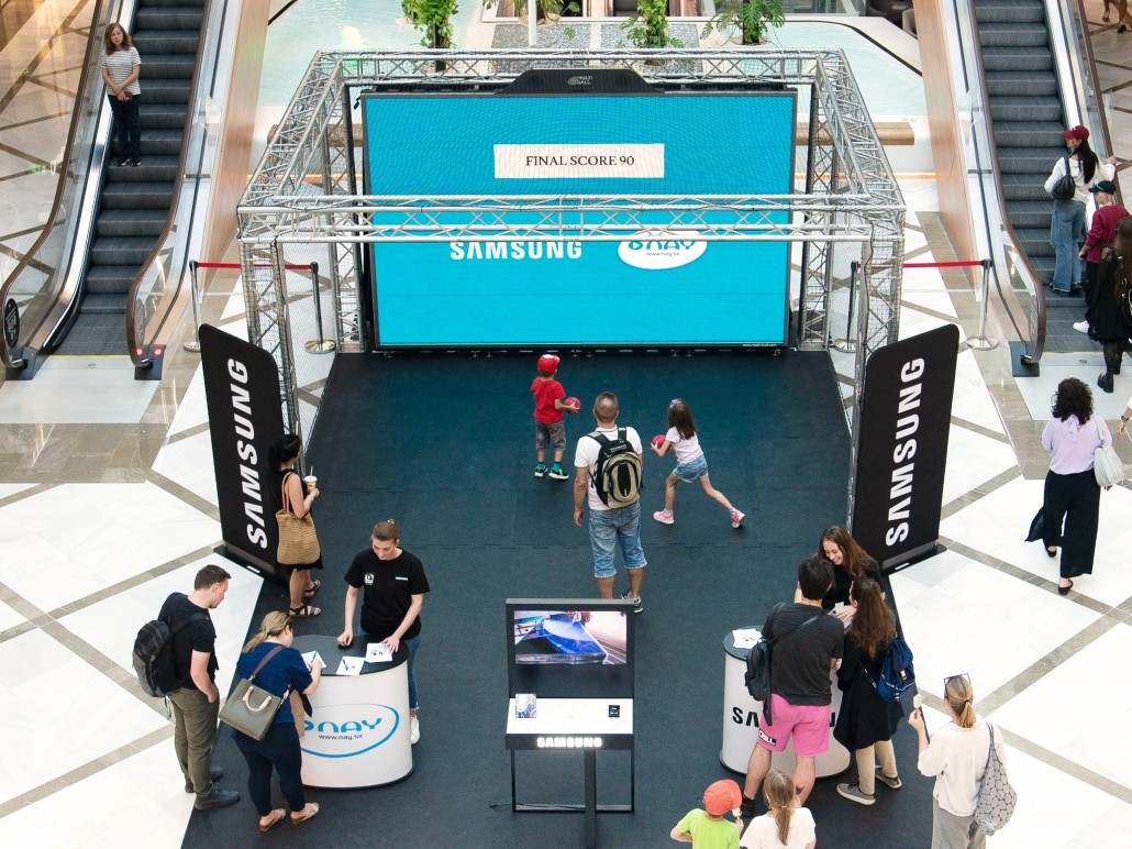 Multiball LED activation marketing centre commercial