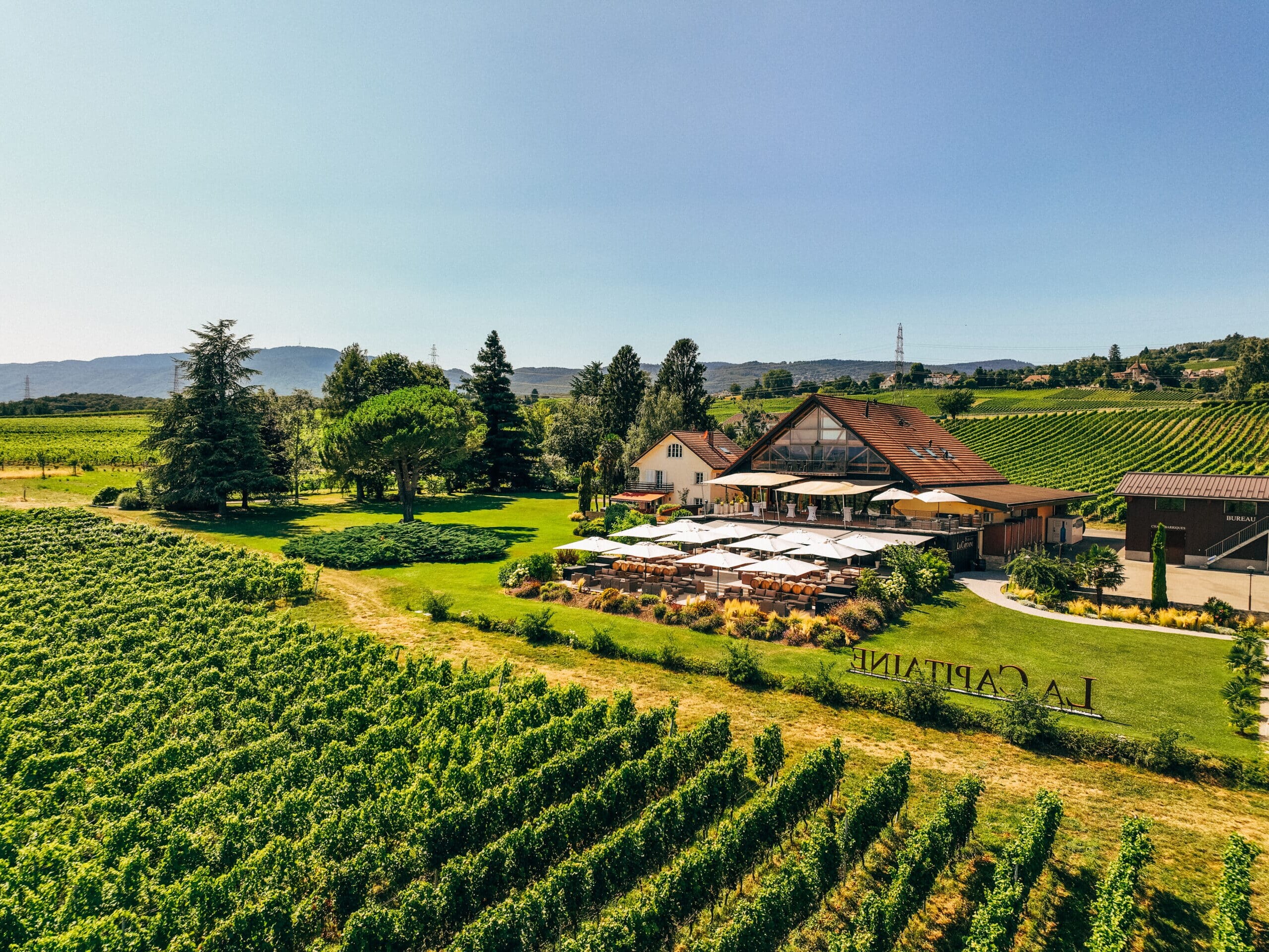 Domaine La Capitaine - vue aérienne - Kapeeh