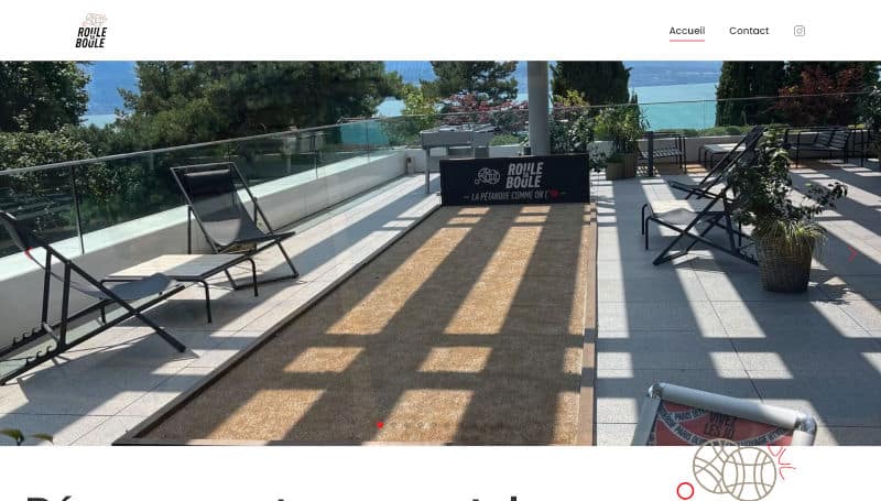jeu de p&eacute;tanque amovible