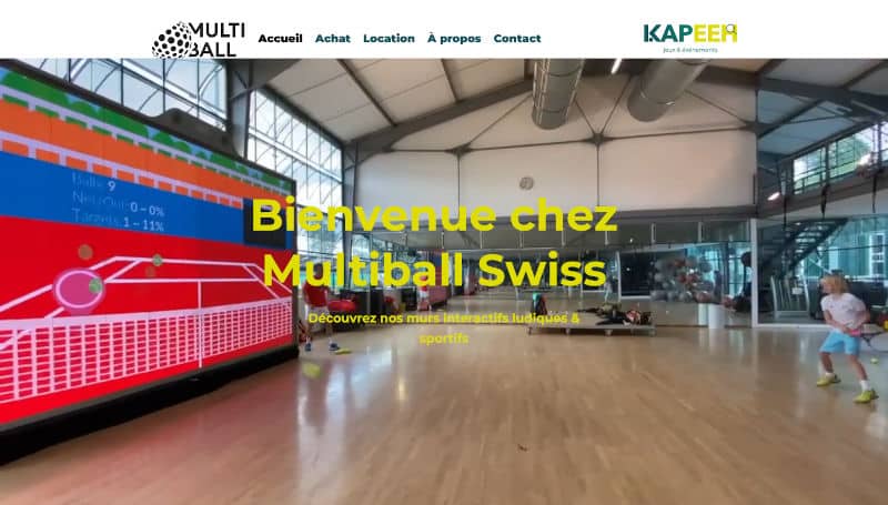 Mur interactif le Multiball